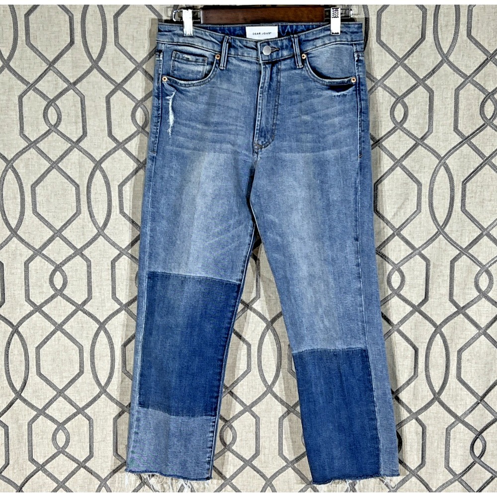 Womems Dear John Super High Rise Frankie Straight Jeans Size 26 (Fit: W29 x L24)